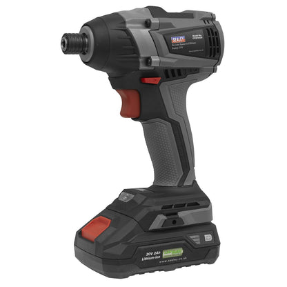 Sealey CP20VIDX Brushless Impact Driver 20V SV20 Series 1/4"Hex - Body Only Sealey