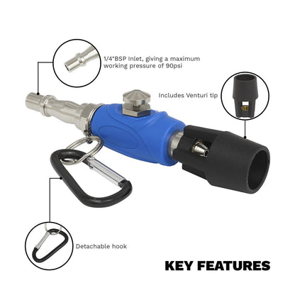 Sealey SA904 Venturi Tip Mini Air Blow Gun Sealey