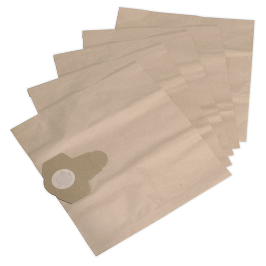 Sealey PC300PB5 Dust Collection Bag for PC300 Series Pack of 5 Sealey