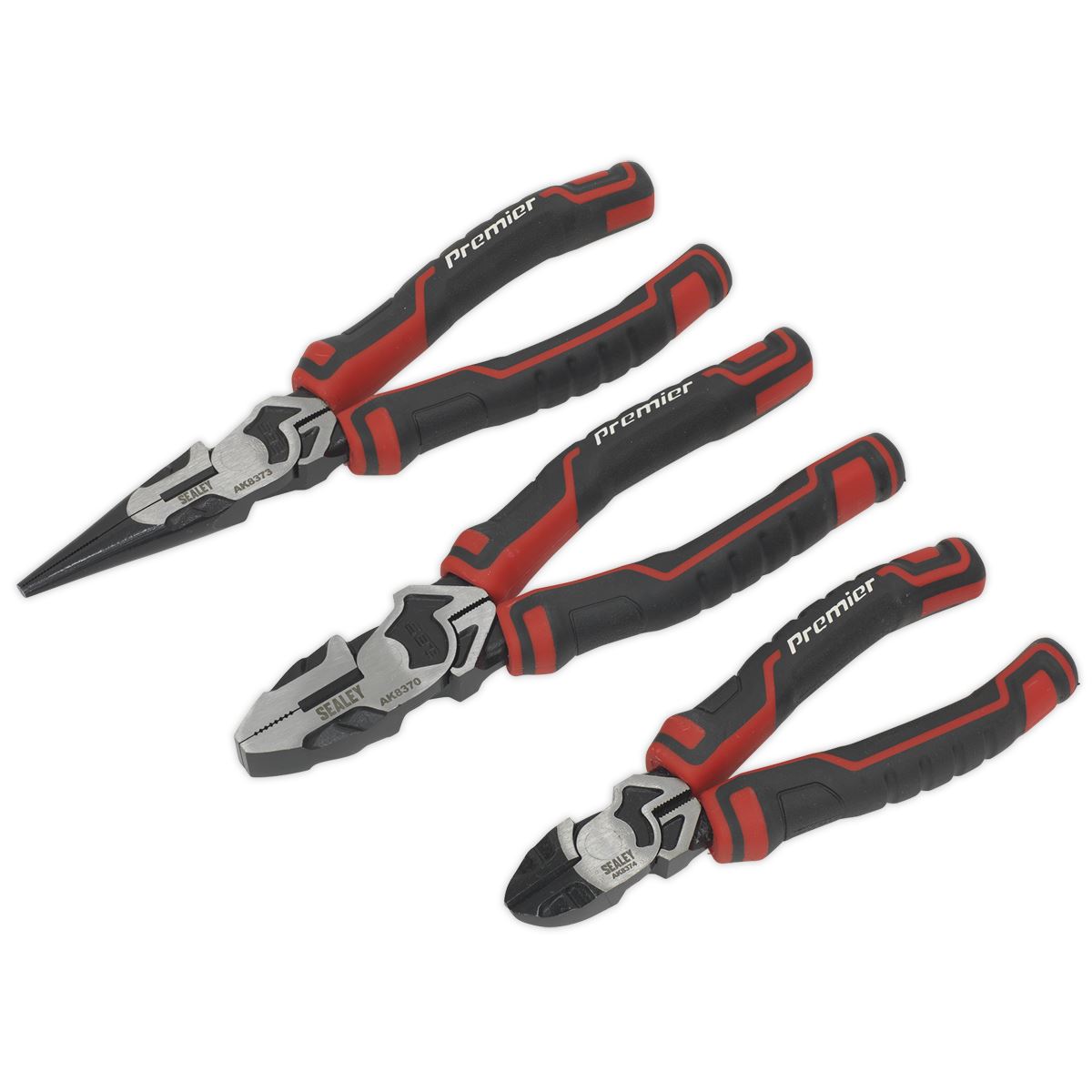 Sealey AK8376 Pliers Set High Leverage 3pc Sealey