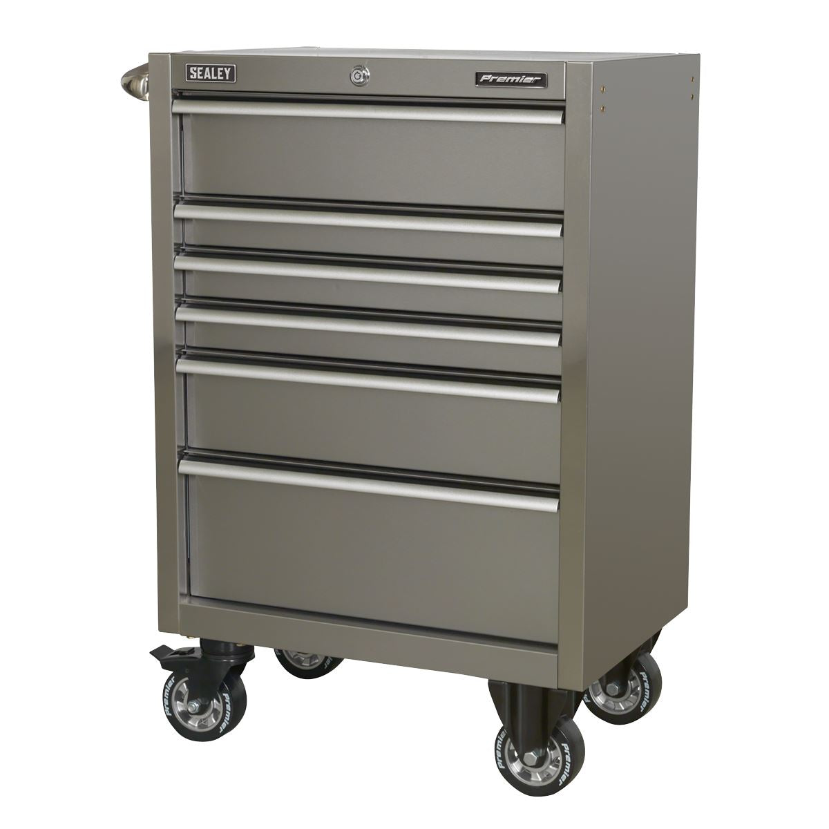 Sealey PTB67506SS Rollcab 6 Drawer 675mm Stainless Steel Heavy-Duty Sealey