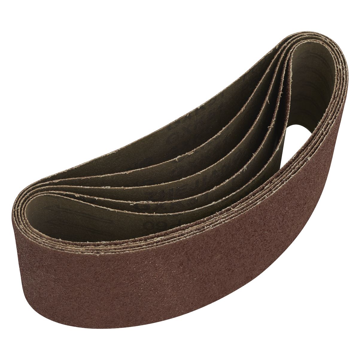 Sealey SB60457 Sanding Belt 76 x 457mm 60Grit Pack of 5 Sealey