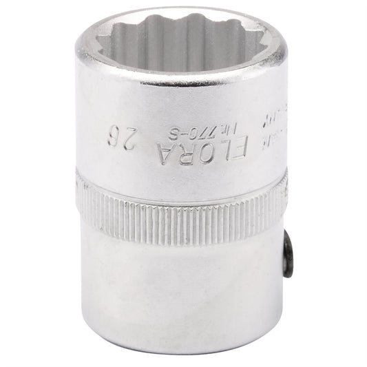 Elora 00749 Bi-Hexagon Socket 3/4" Sq. Dr. 26mm Elora