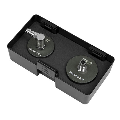 Sealey VS0204T Tesla - Brake Pressure Bleeder Cap Set Sealey