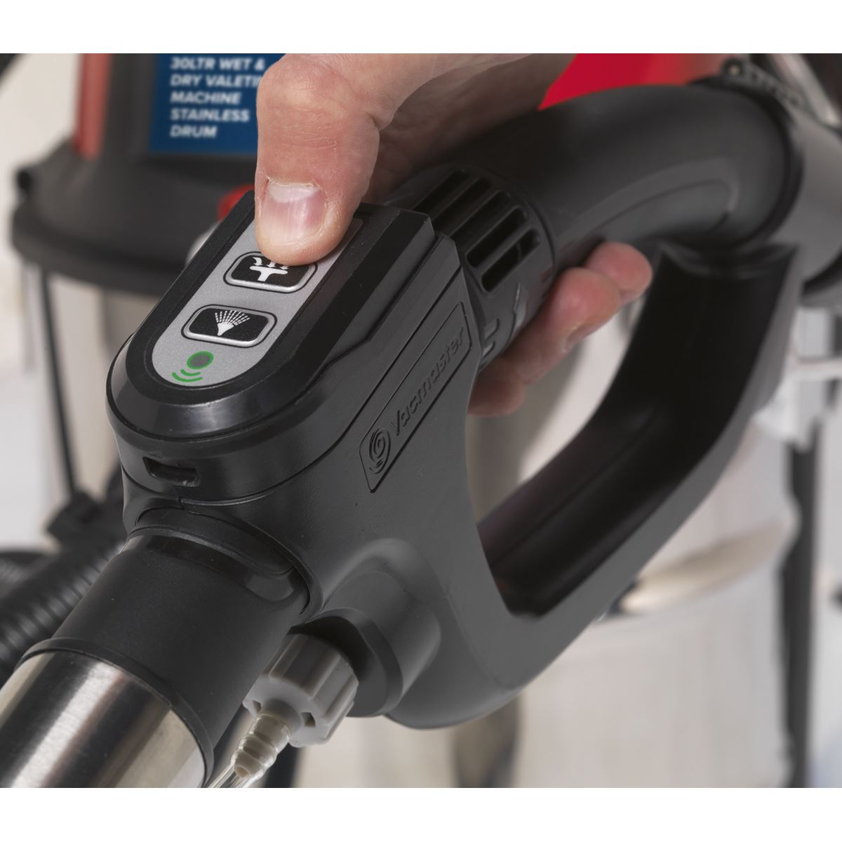 Sealey VMA915 Valet Machine Wet & Dry 30L Stainless Drum Sealey