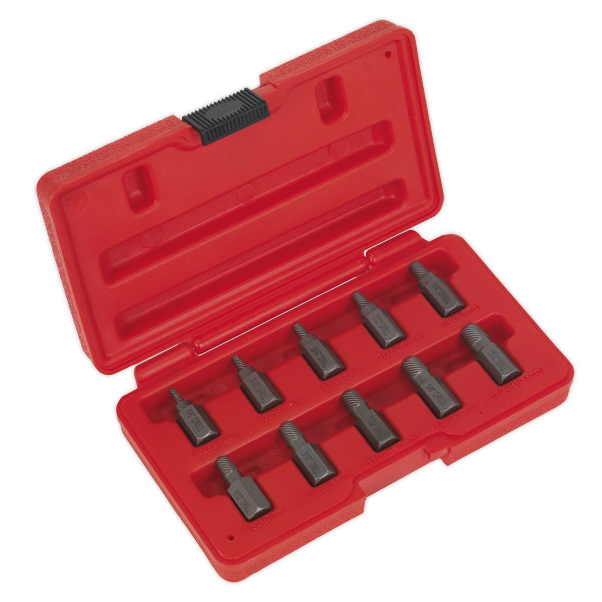 Sealey AK8181 Multi-Spline Screw Extractor Set 10pc Sealey
