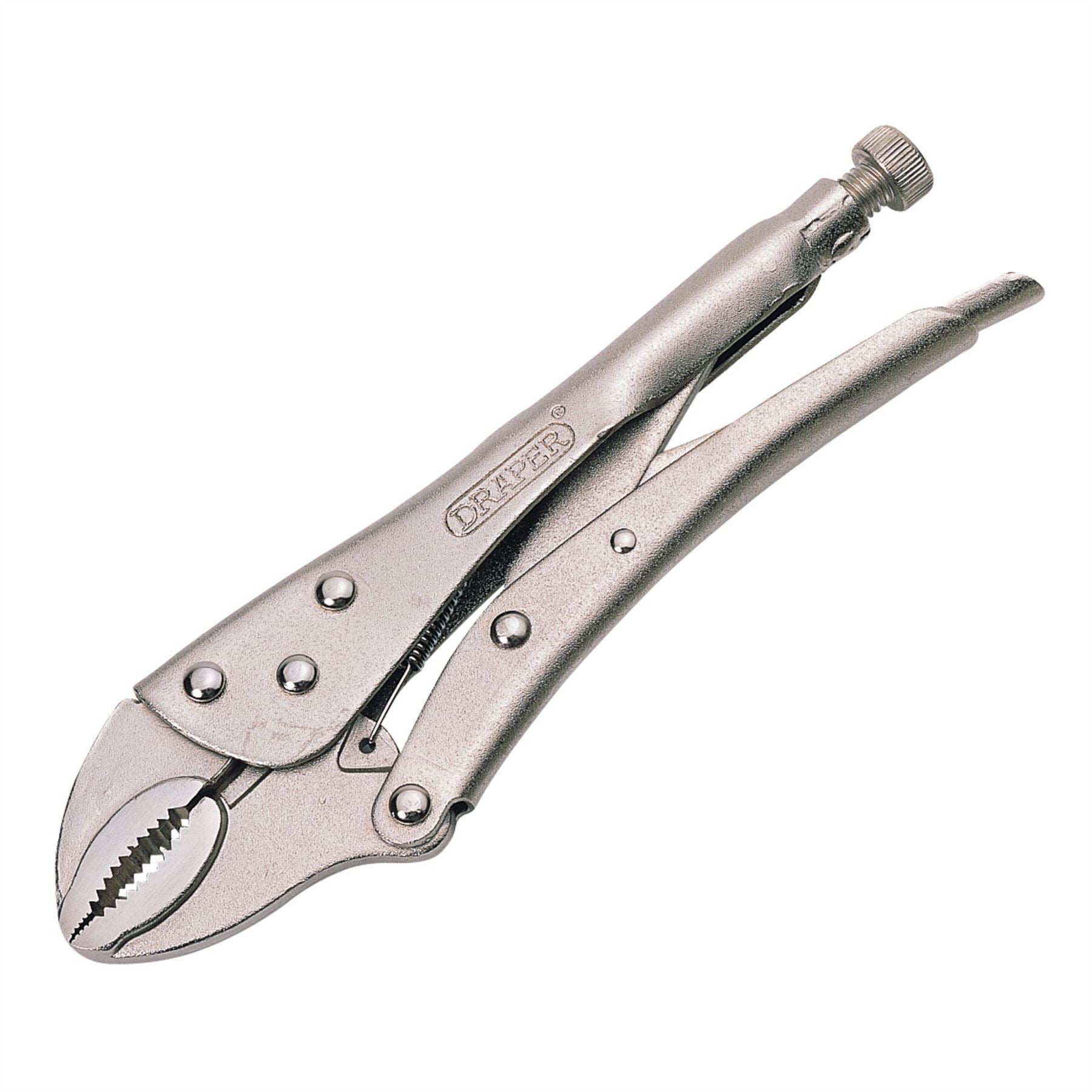 Draper 35369 Curved Jaw Self Grip Pliers 220mm Draper