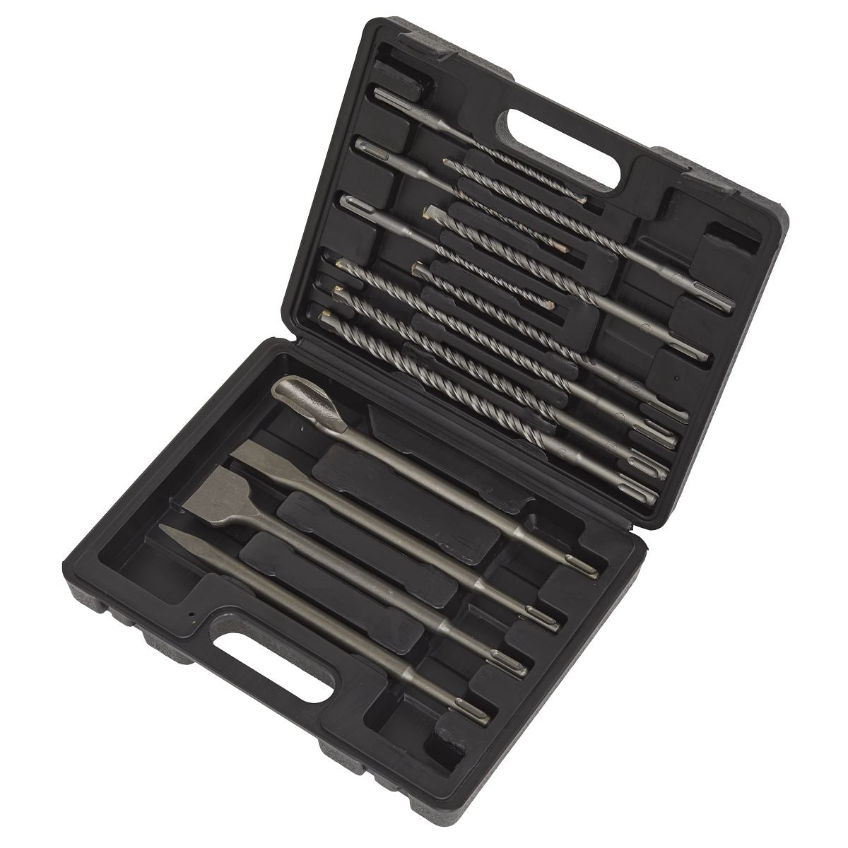 Sealey WDCS SDS Plus Drill Bit & Chisel Set 13pc Sealey