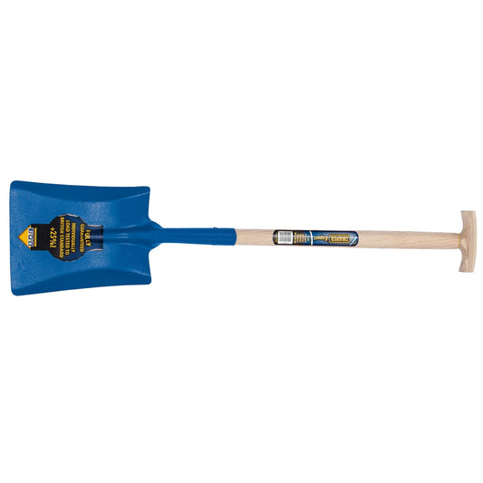 Draper 10877 Expert Contractors Square Mouth No.2 Shovel with Ash Shaft and T-Handle Draper