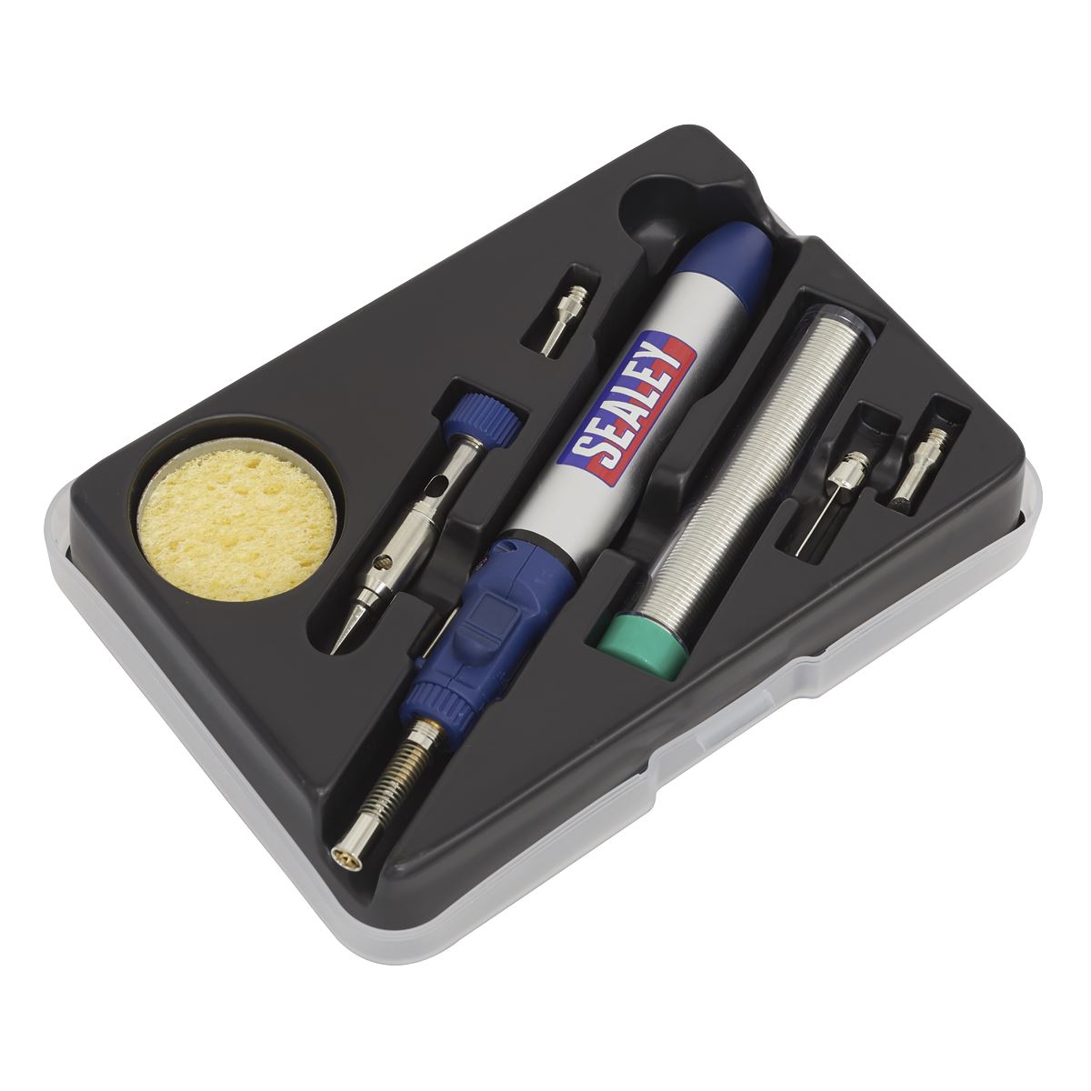 Sealey AK2953 Micro Butane Torch Kit 7pc Sealey