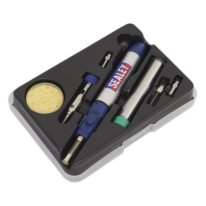 Sealey AK2953 Micro Butane Torch Kit 7pc Sealey