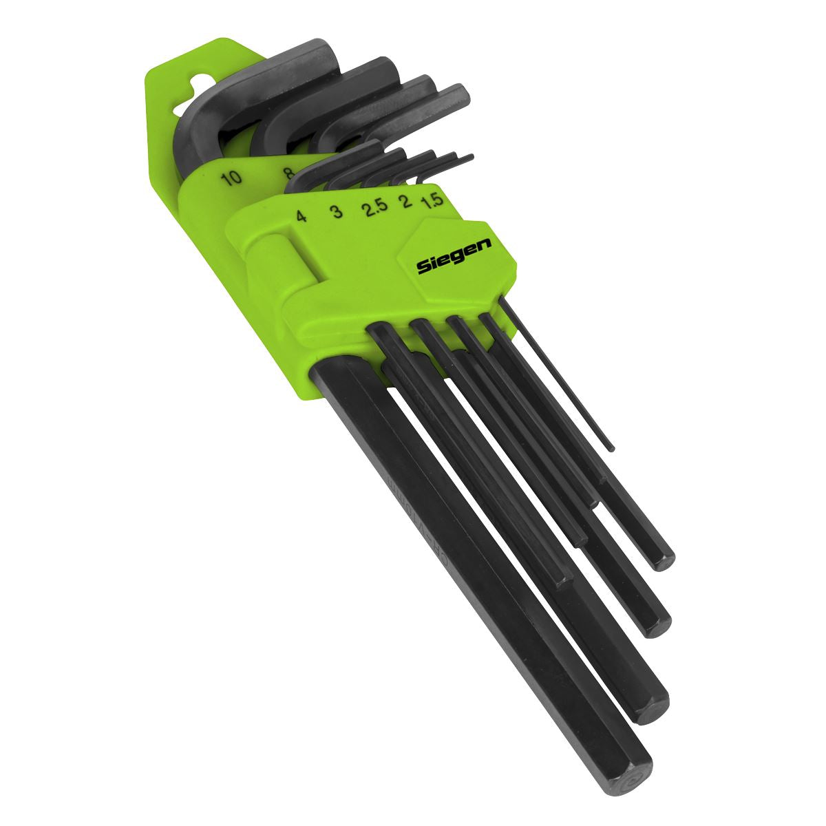 Siegen S01091 Hex Key Set 9pc Long Metric Siegen