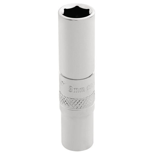 Draper 32675 HI-TORQ® 6 Point Deep Socket 1/4" Sq. Dr. 8mm Draper