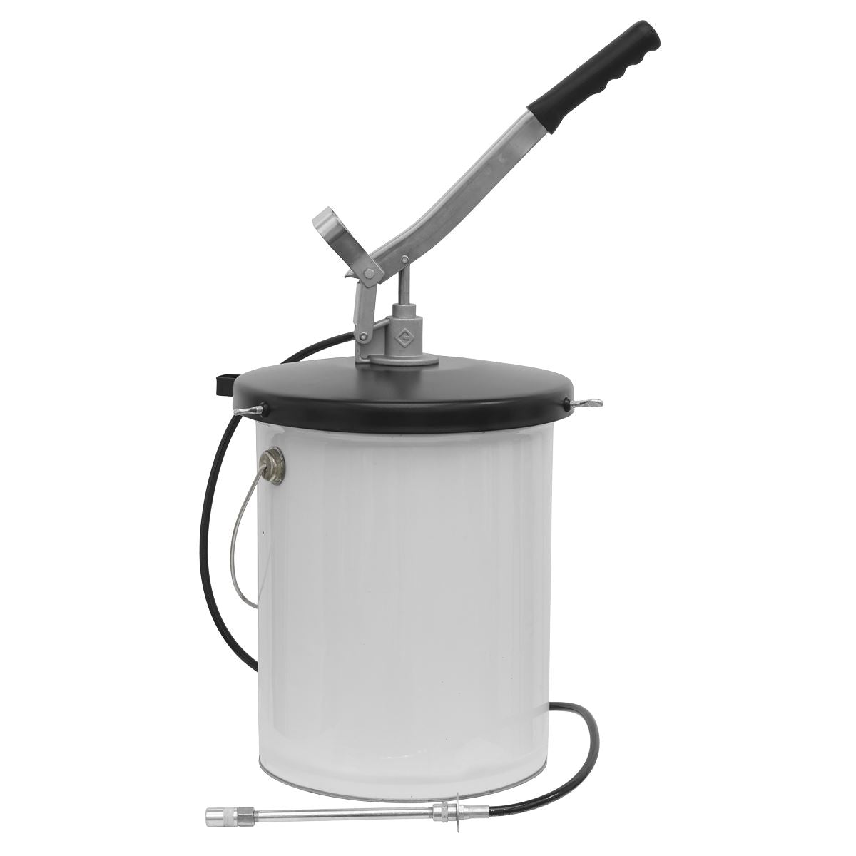 Sealey AK455 Bucket Greaser with Follower Plate 12.5kg Extra-Heavy-Duty Sealey