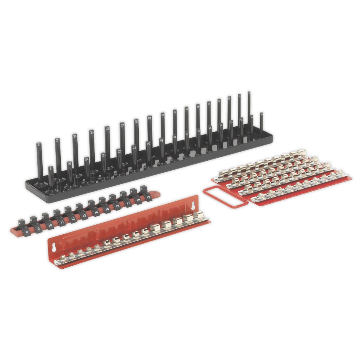 Sealey SH1217 Socket Holder 1/2"Sq Drive 10-27mm Sealey