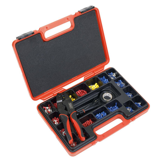 Sealey AK386 Ratchet Crimping Tool Kit 552pc Sealey