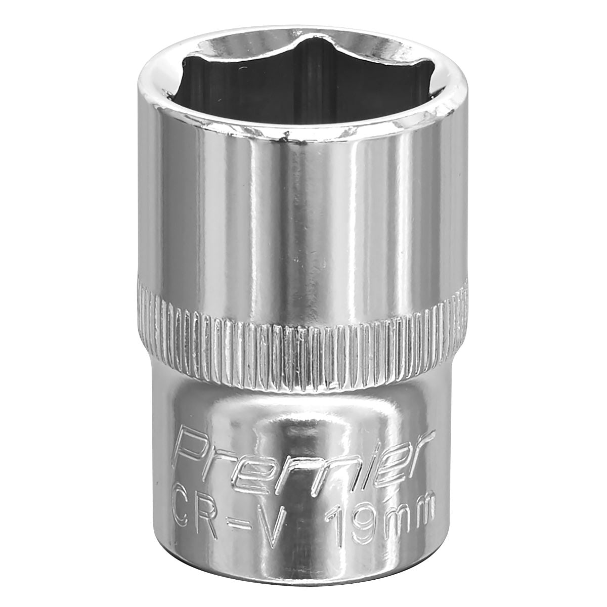 Sealey SP1219 WallDrive® Socket 19mm 1/2"Sq Drive Fully Polished Sealey