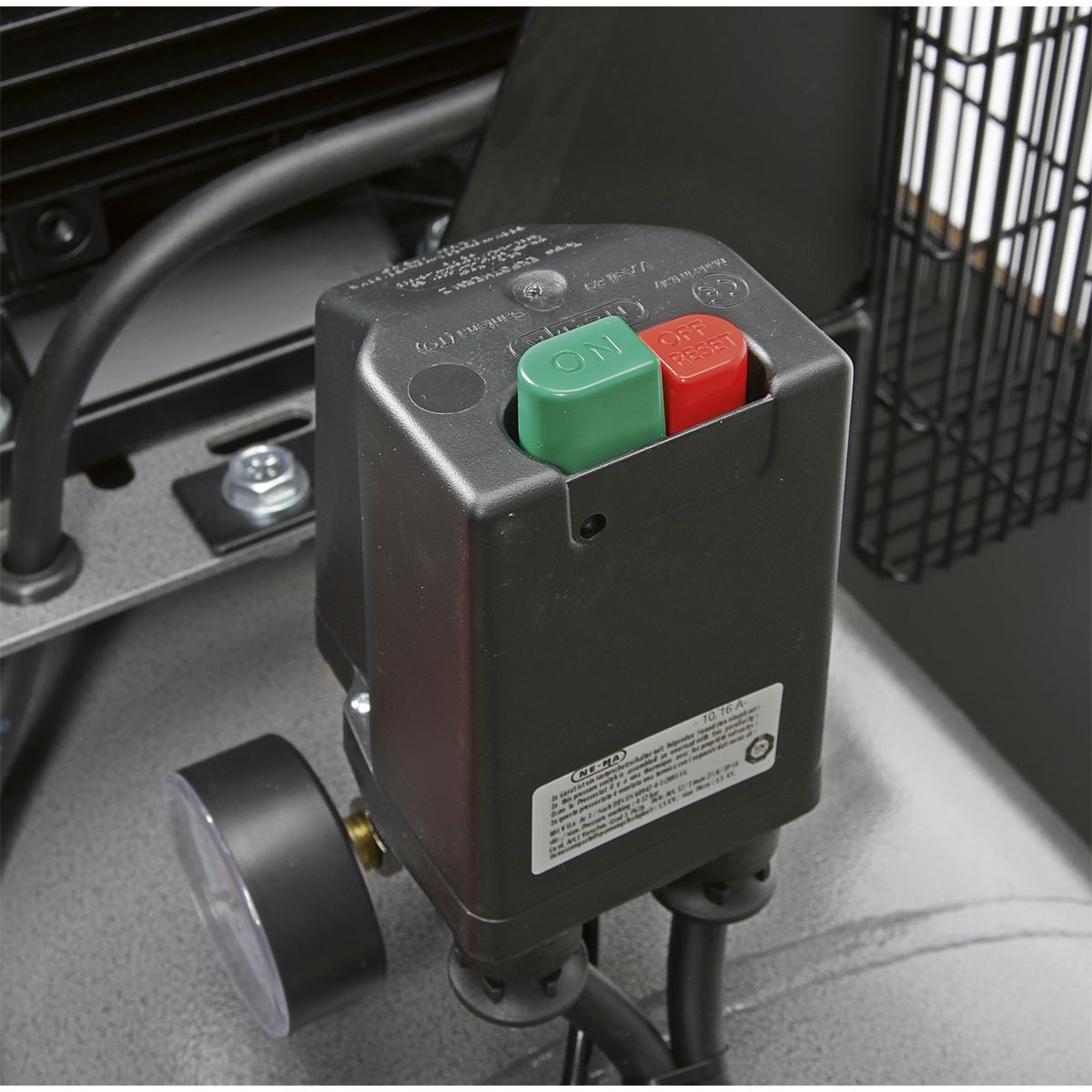 Sealey SAC32775B Air Compressor 270L Belt Drive 7.5hp 3ph Sealey