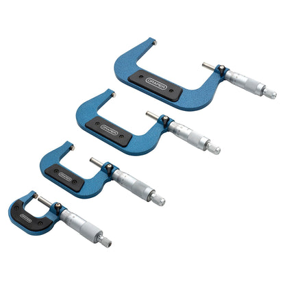 Draper 46607 Metric External Micrometer Set 4 Piece Draper