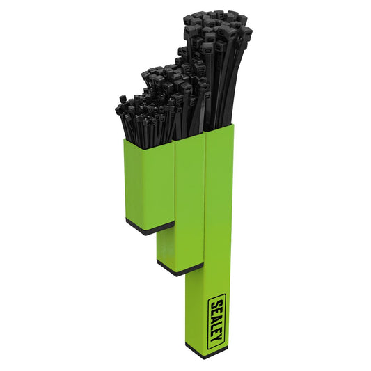 Sealey APCTHHV Magnetic Cable Tie Holder - Hi-Vis Green Sealey