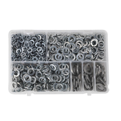 Sealey AB058SW Spring Washer Assortment 1010pc DIN 127B M6-M16 Metric Zinc Sealey