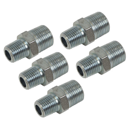 Sealey AC100 Reducing Union 3/8"BSPT to 1/4"BSPT - Pack of 5 Sealey