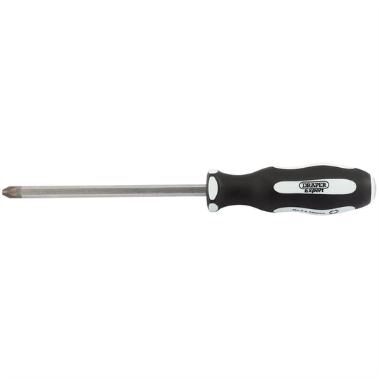 Draper 35232 Pound Thru' PZ TYPE Soft Grip Screwdriver No.3 x 150mm Draper