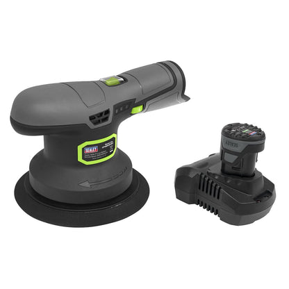 Sealey CP108VSP Dual Action Sander/Polisher Kit 10.8V 2Ah SV10.8 Series Ø150mm Sealey
