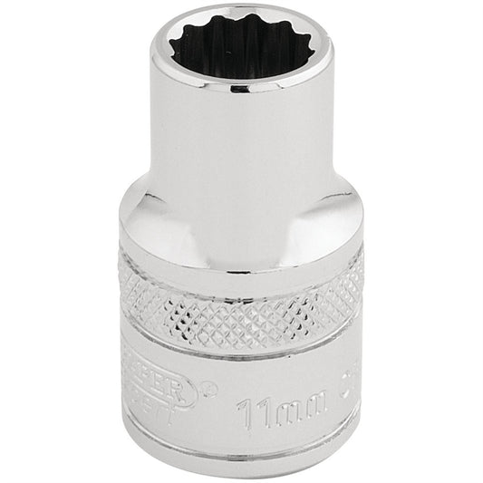 Draper 33095 HI-TORQ® 12 Point Socket 1/2" Sq. Dr. 11mm Draper