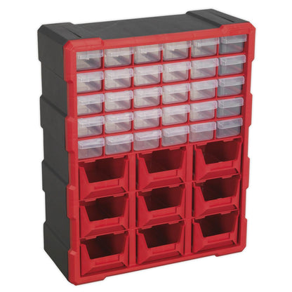 Sealey APDC39R Cabinet Box 39 Drawer - Red/Black Sealey