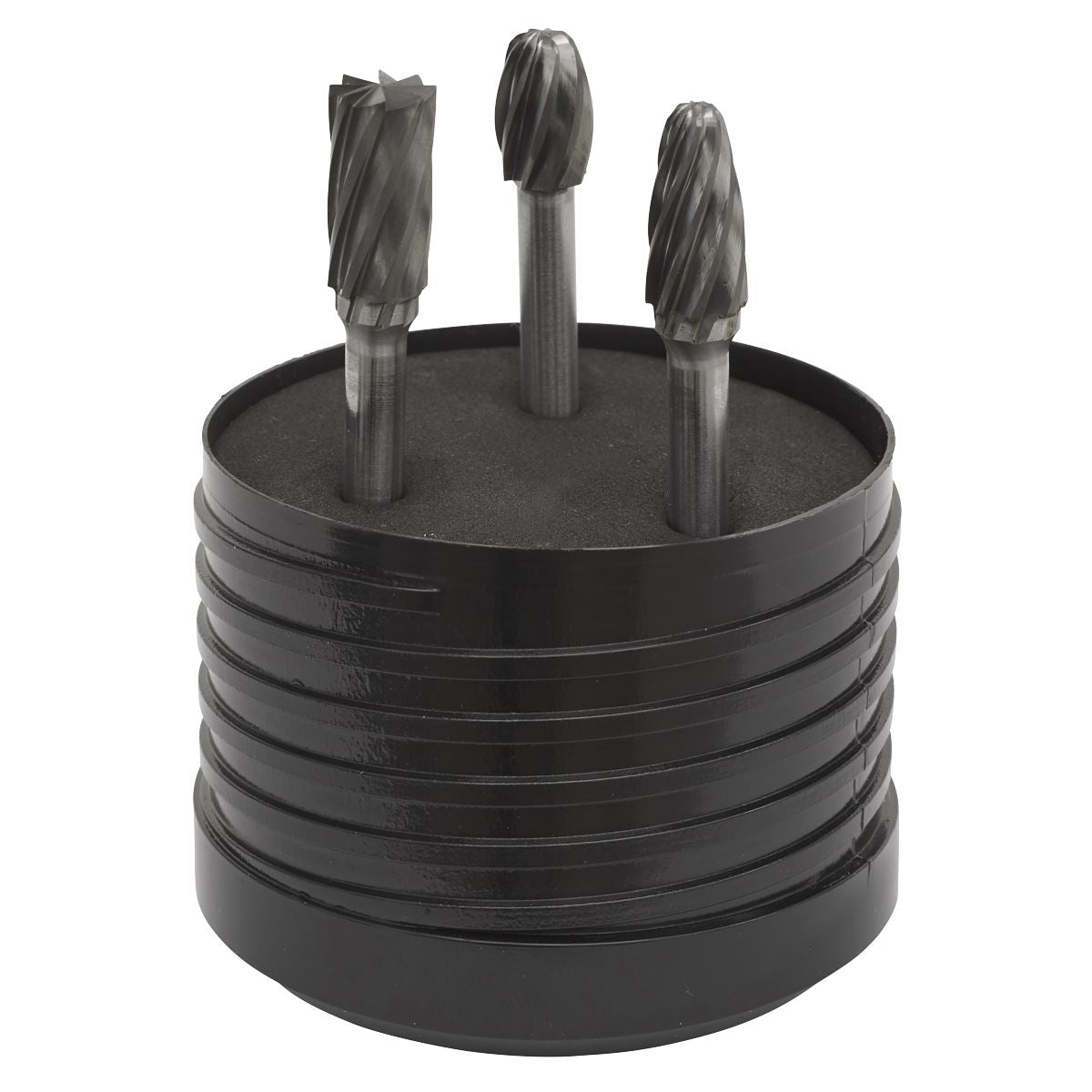 Sealey SDBCK3 Tungsten Carbide Rotary Burr Set 3pc Ripper/Coarse Sealey