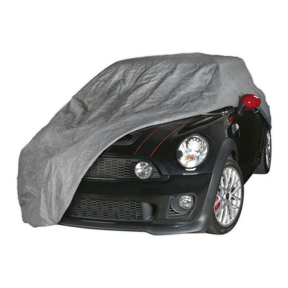Sealey SCCS All Seasons Car Cover 3-Layer - Small Sealey