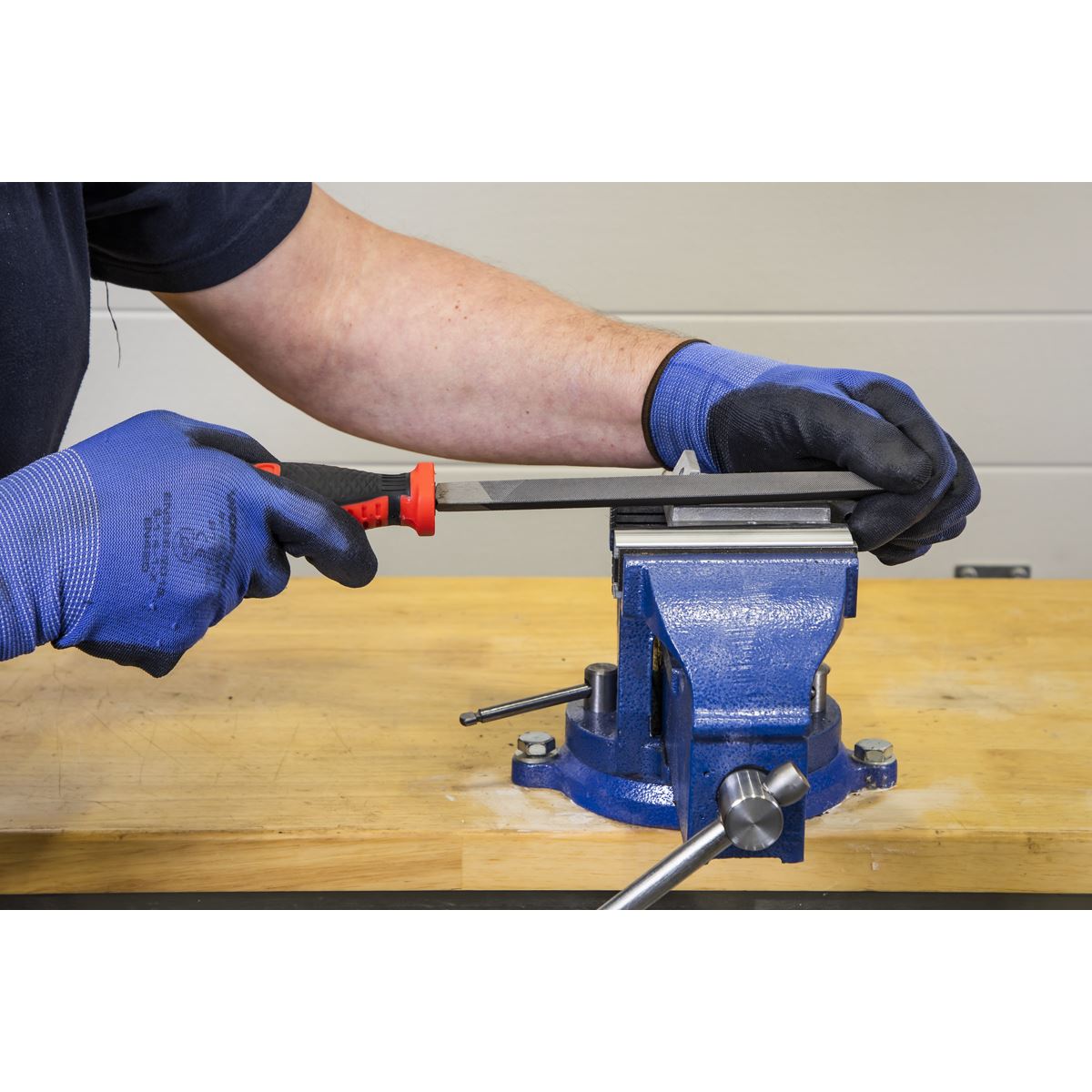 Sealey AK5864 Smooth Cut 3-Square Engineer's File 200mm Sealey