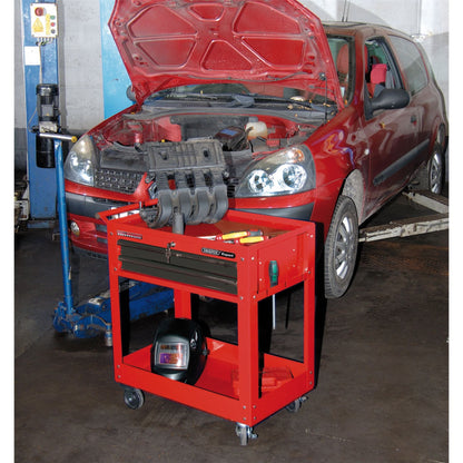 Draper 07635 Expert 2 Tier Tool Trolley with Two Drawers Draper