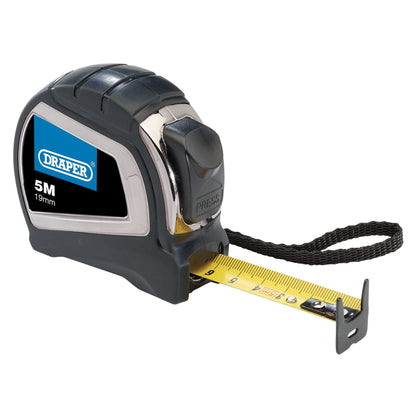 Draper 09556 Auto-lock Metric Measuring Tape Class II 5m x 19mm Draper