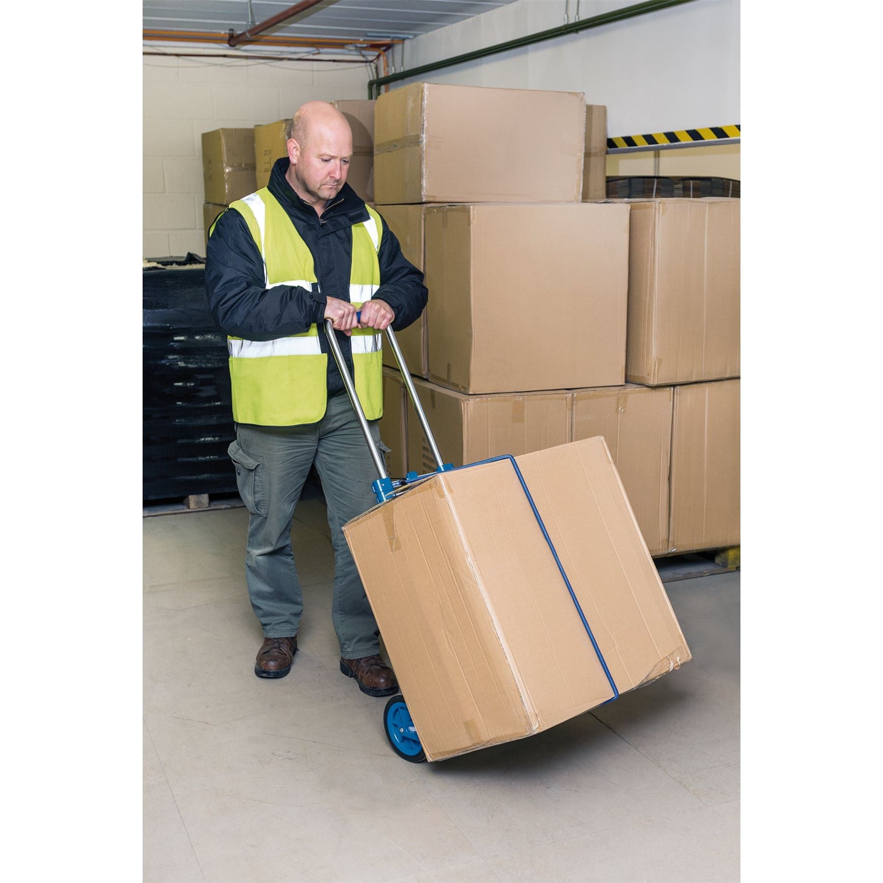 Draper 80805 Heavy Duty Fold Flat Sack Truck 125kg Draper