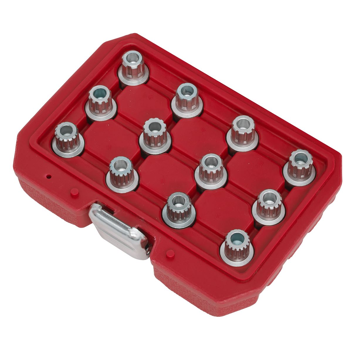 Sealey SX224 Locking Wheel Nut Key Set 12pc - VW Sealey