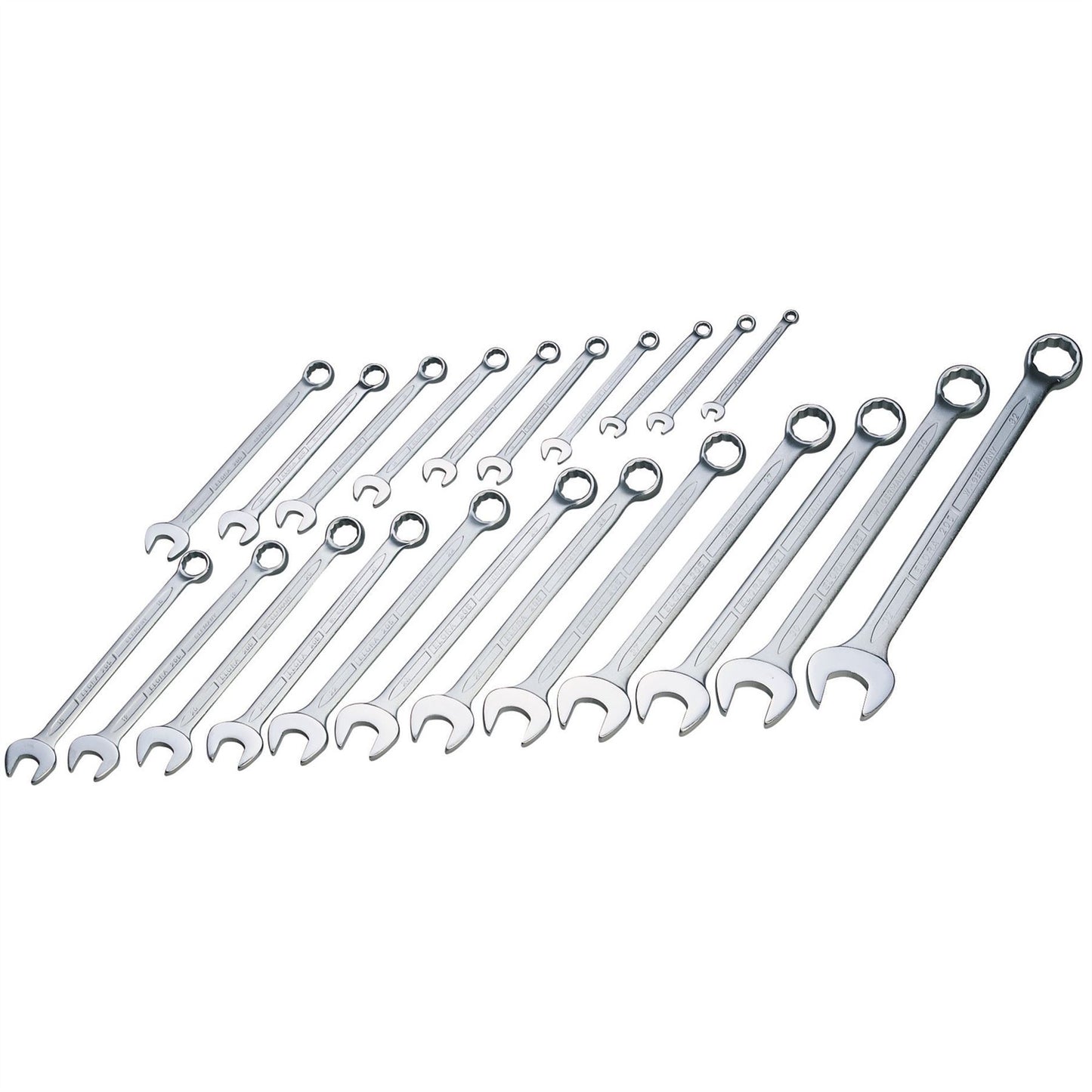 Elora 03115 Long Metric Combination Spanner Set 22 Piece Elora