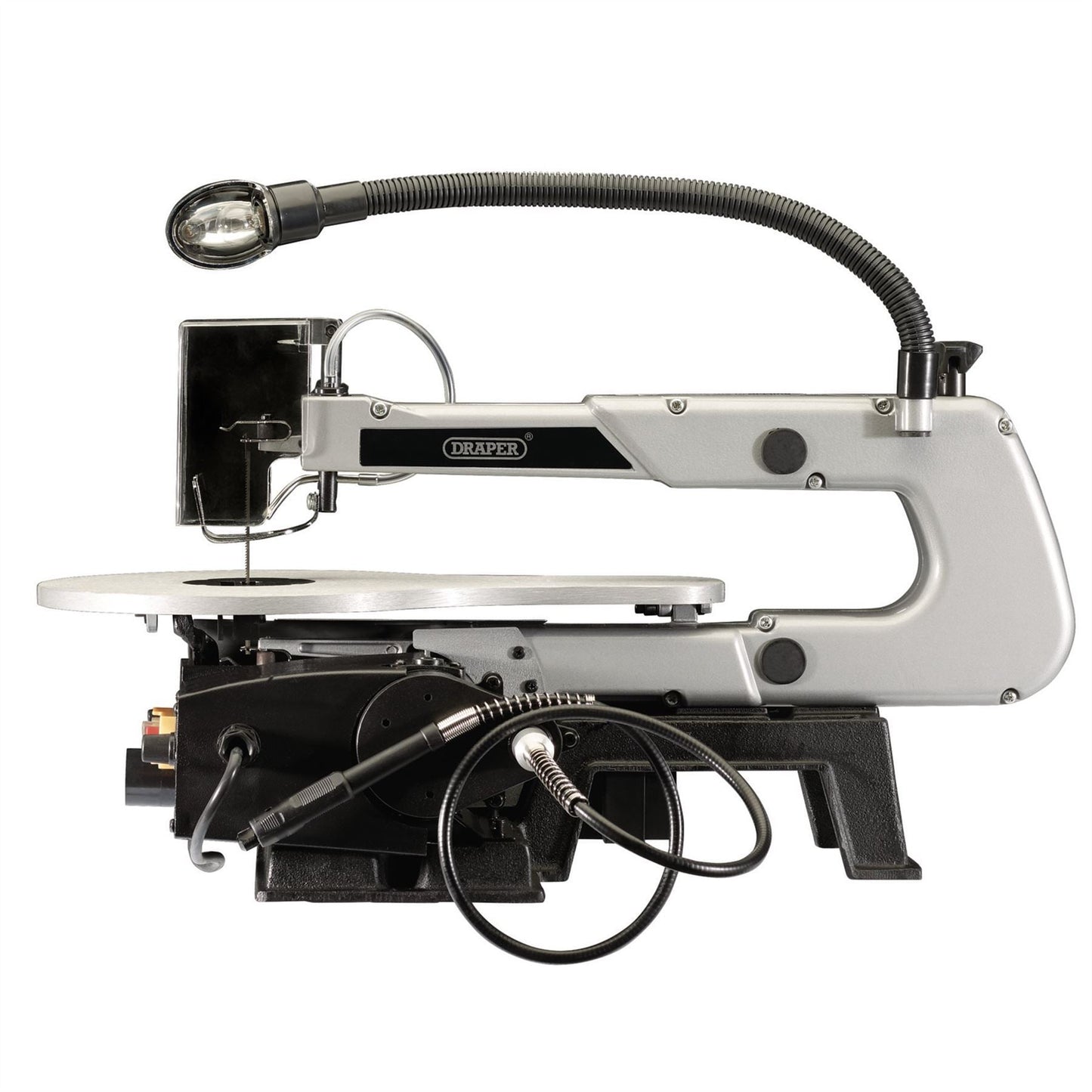 Draper 22791 Variable Speed Scroll Saw with Flexible Drive Shaft and Work light 405mm 90W Draper