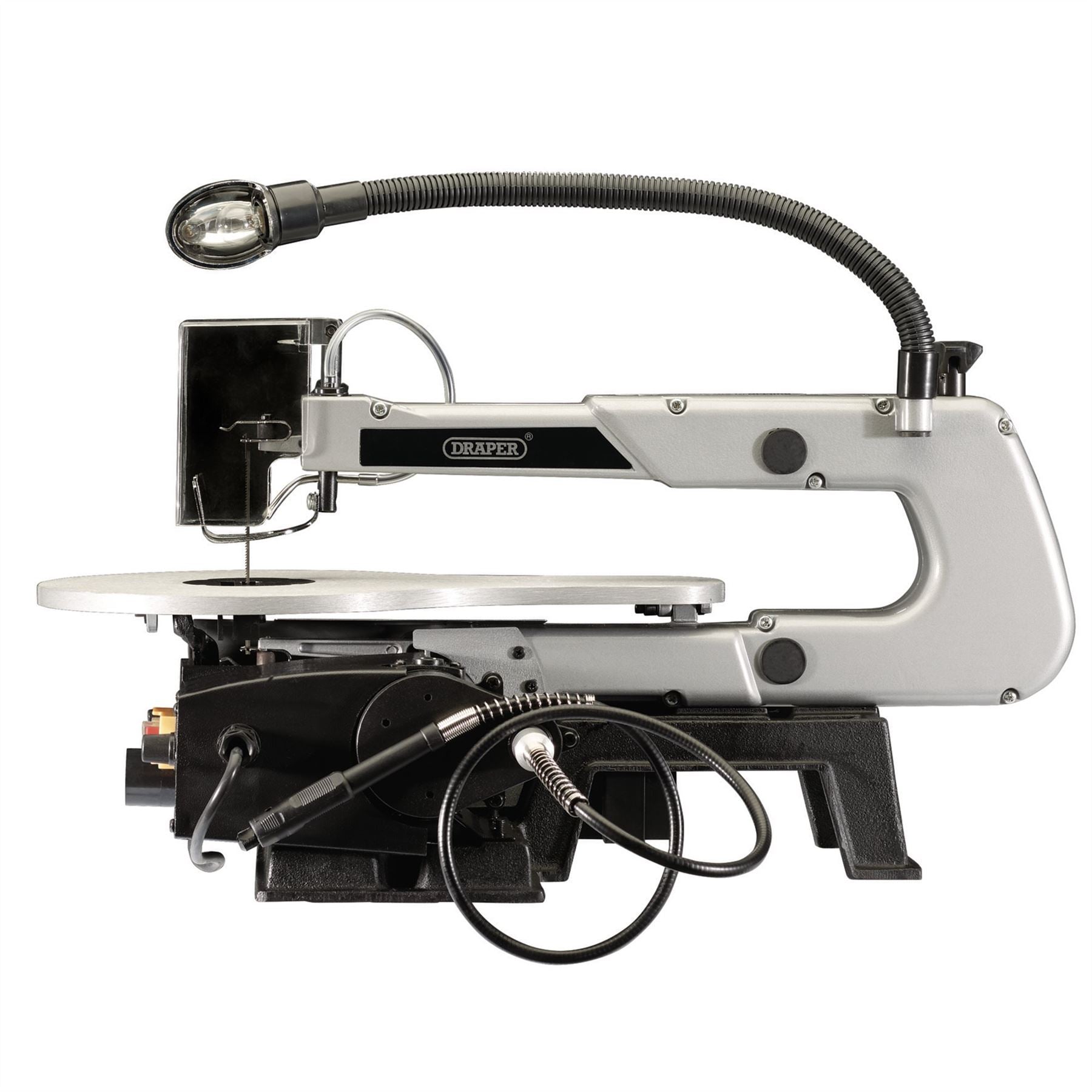 Draper 22791 Variable Speed Scroll Saw with Flexible Drive Shaft and Work light 405mm 90W Draper