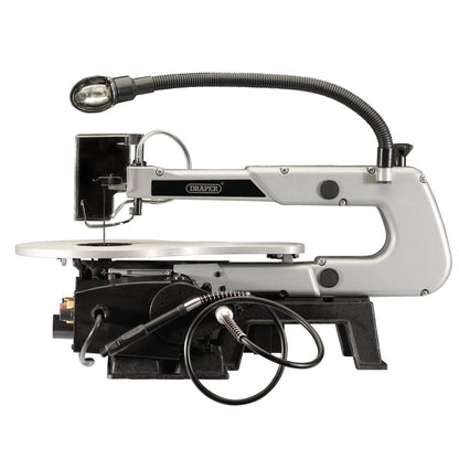 Draper 22791 Variable Speed Scroll Saw with Flexible Drive Shaft and Work light 405mm 90W Draper