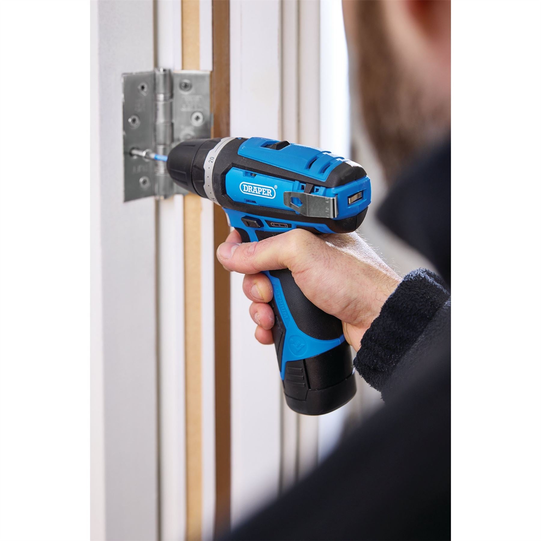 Draper 70328 12V Drill Driver 1 x 1.5Ah Battery 1 x Fast Charger Draper