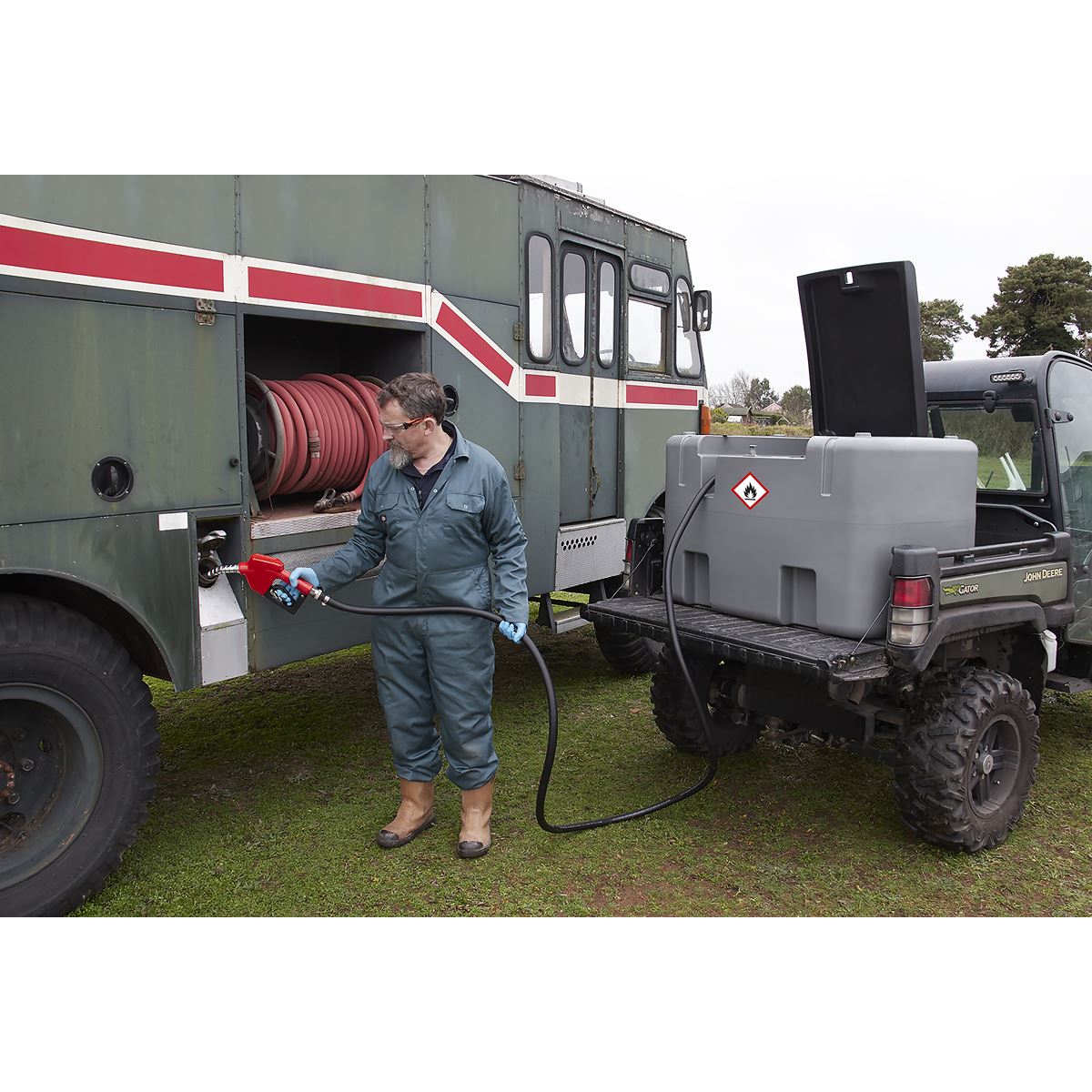 Sealey D400T Portable Diesel Tank 400L 12V Sealey