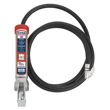 Sealey SA37/94 Professional Tyre Inflator with 2.5m Hose & Clip-On Connector Sealey