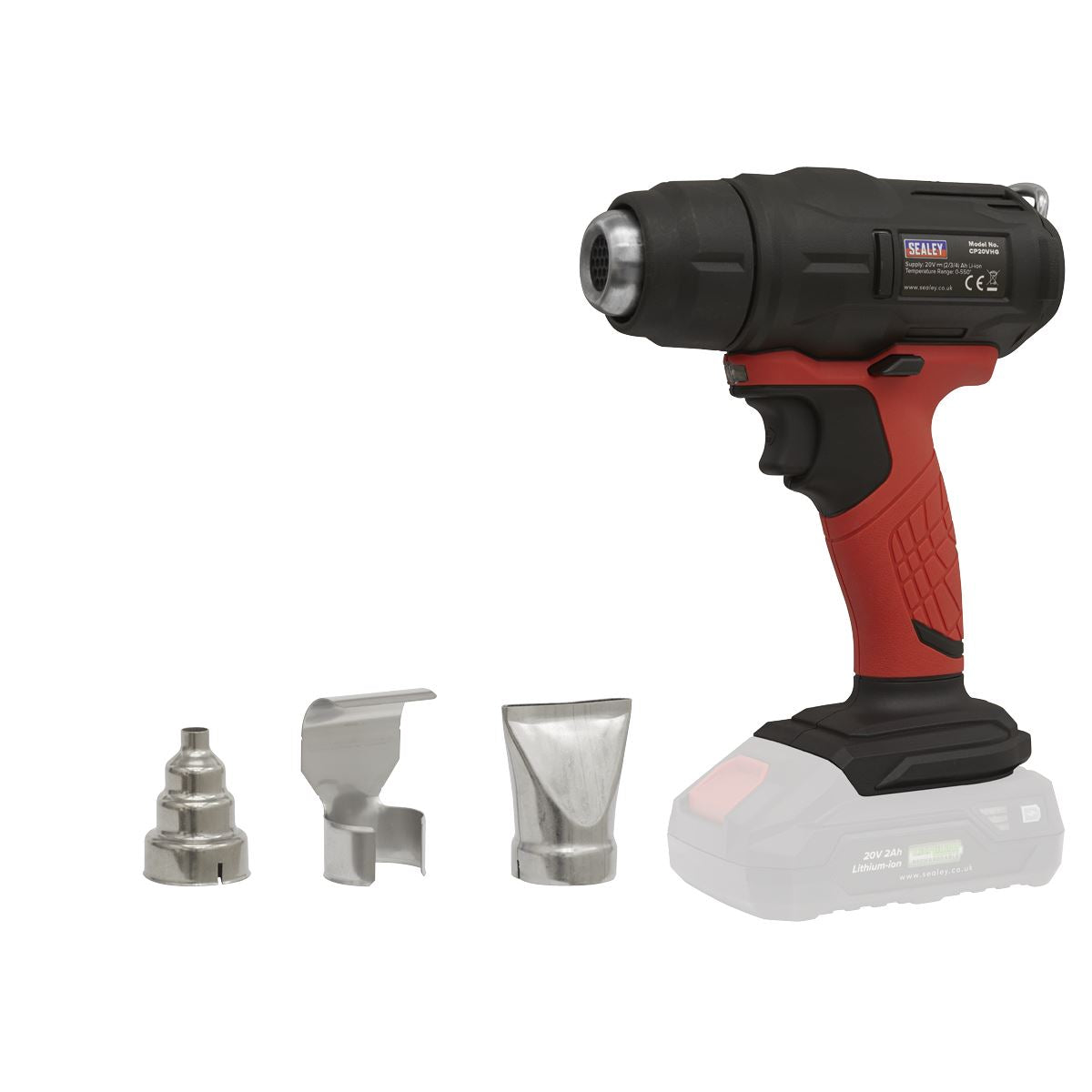 Sealey CP20VHG Cordless Hot Air Gun 20V SV20 Series - Body Only Sealey