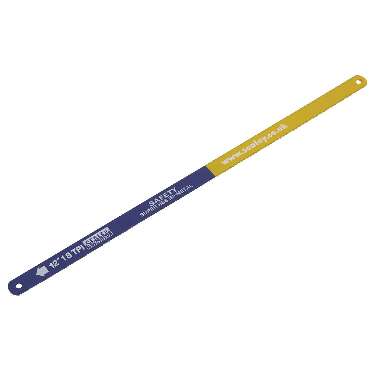 Sealey HSB0218 Hacksaw Blade 300mm HSS Bi-Metal 18tpi Pack of 2 Sealey