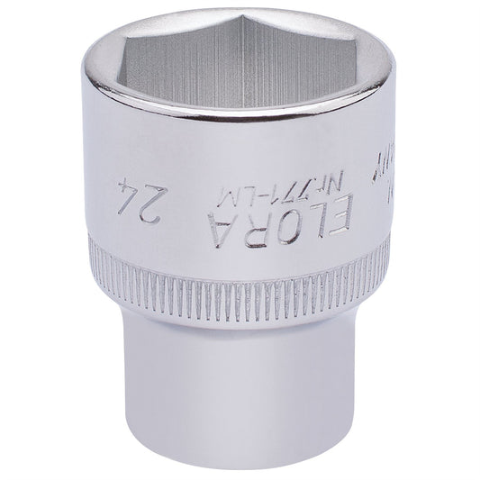 Elora 15313 Hexagon Socket 1/2" Sq. Dr. 24mm Elora