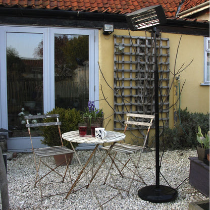 Sealey IFSH2003 Infrared Quartz Patio Heater 2000W/230V with Telescopic Floor Stand Sealey