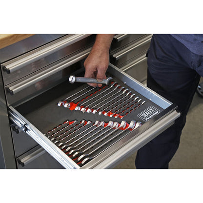 Sealey AK63256 Combination Spanner Set 23pc Metric/Imperial Sealey