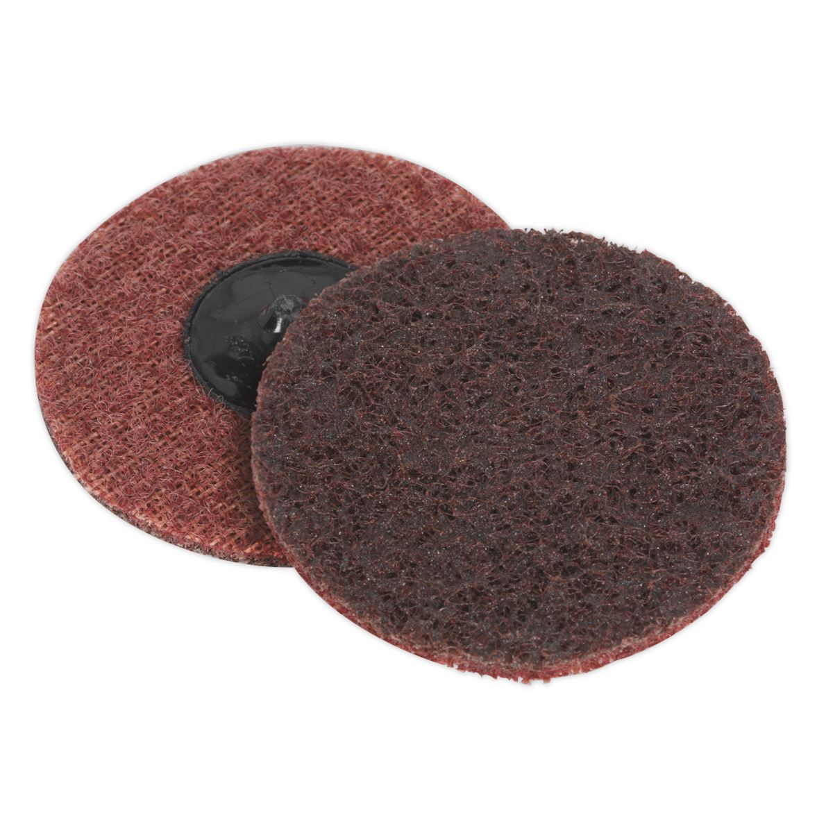 Sealey PTCQC75M Quick-Change Preparation Pad Ø75mm Medium Pack of 10 Sealey